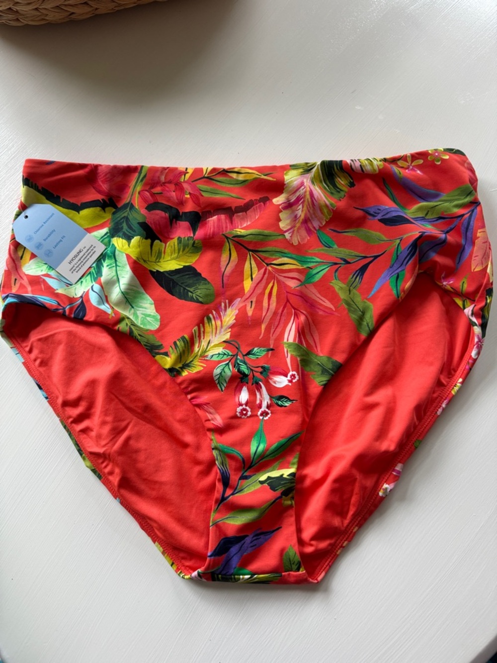 Lands' End Bright Coral Swim Bottom